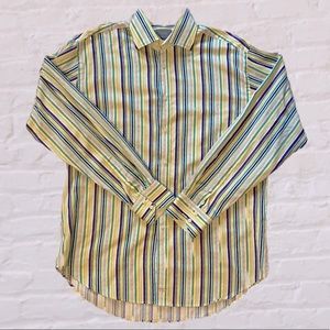 TD Men’s Multicolor Button Up Shirt